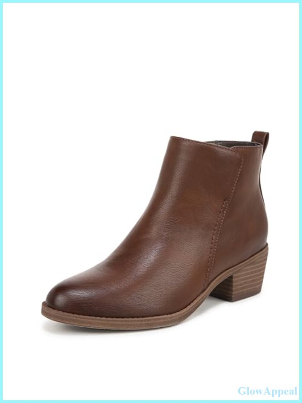 Chelsea Ankle Bootie with Side Zip and Block Heel